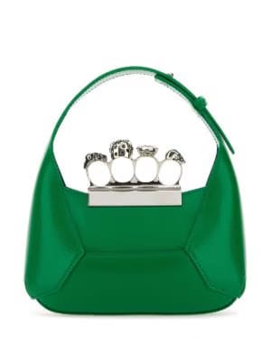 The Jewelled Hobo leather Mini Bag