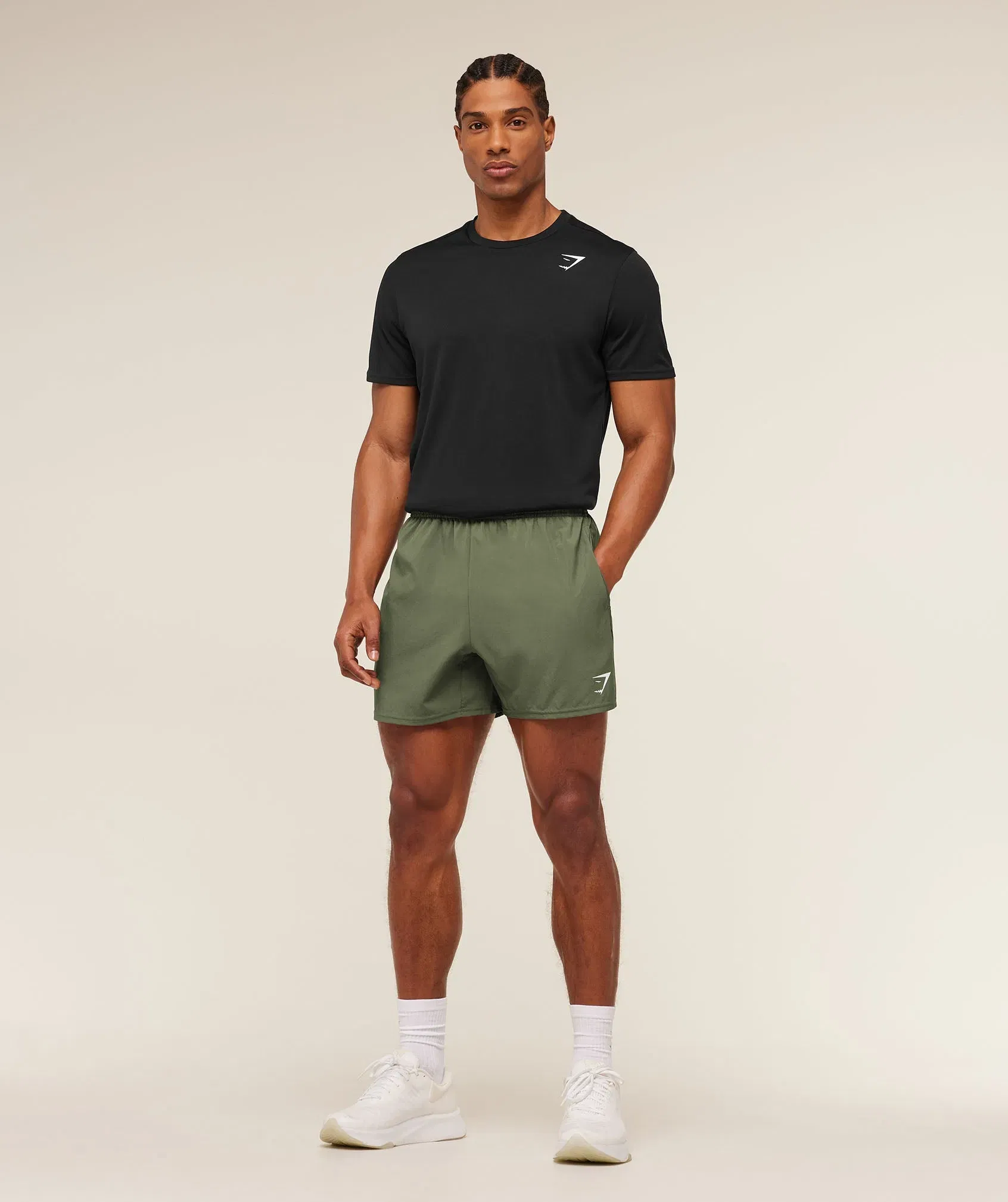Gymshark Arrival 5" Shorts - Core Olive