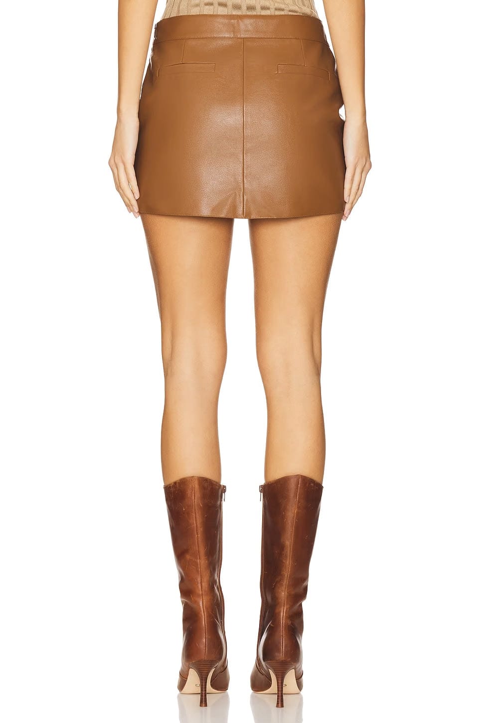 superdown Evi Wrap Skirt in Chocolate