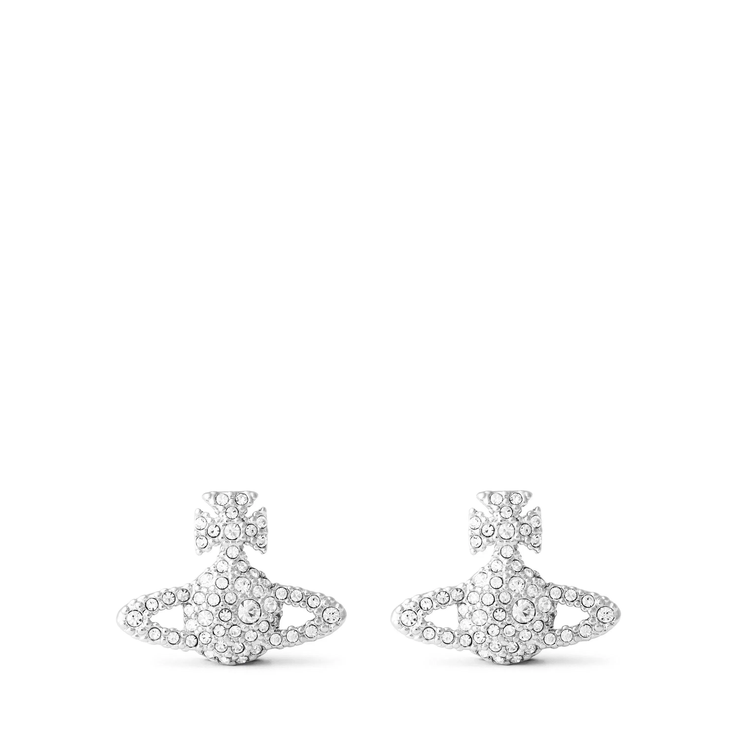 Orb Motif Jewel Grace Stud Earrings