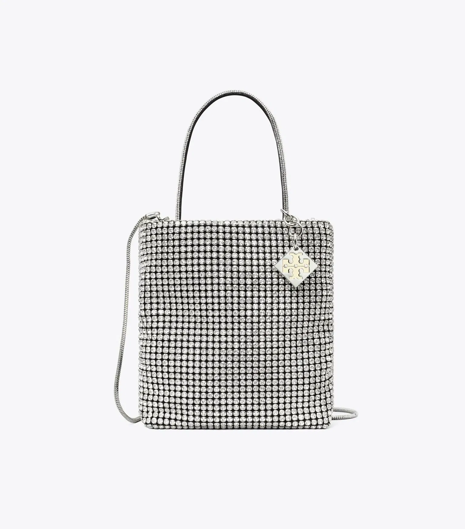 Night Owl Crystal-Embellished Mini Tote