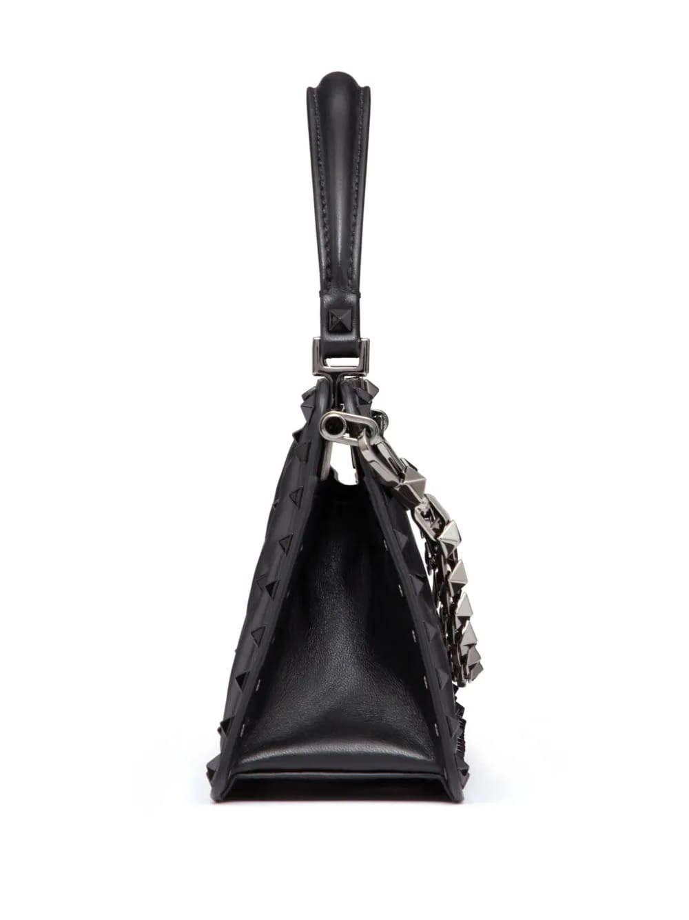 Rockstud padded leather handbag