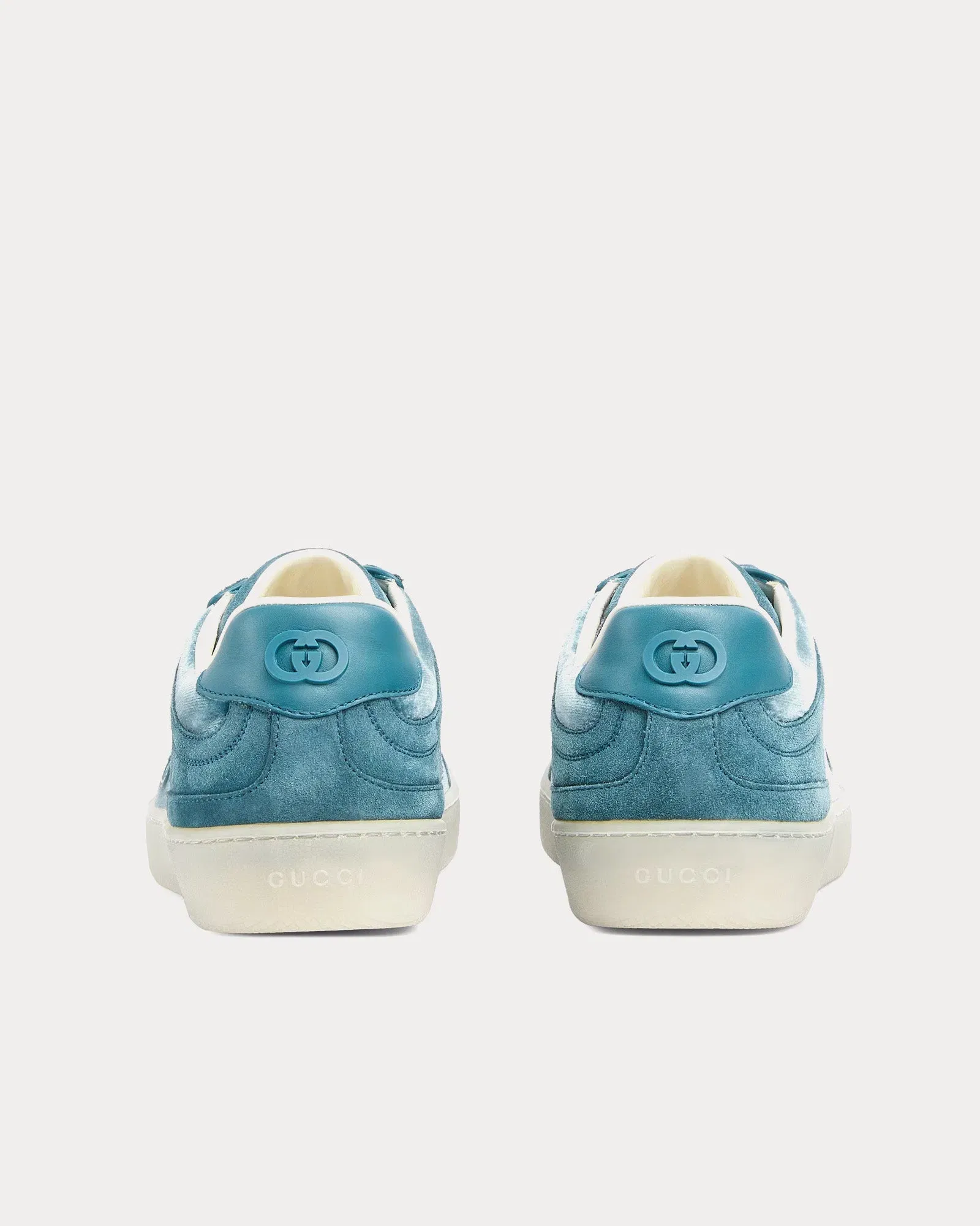 Velvet Dark Teal Low Top Sneakers