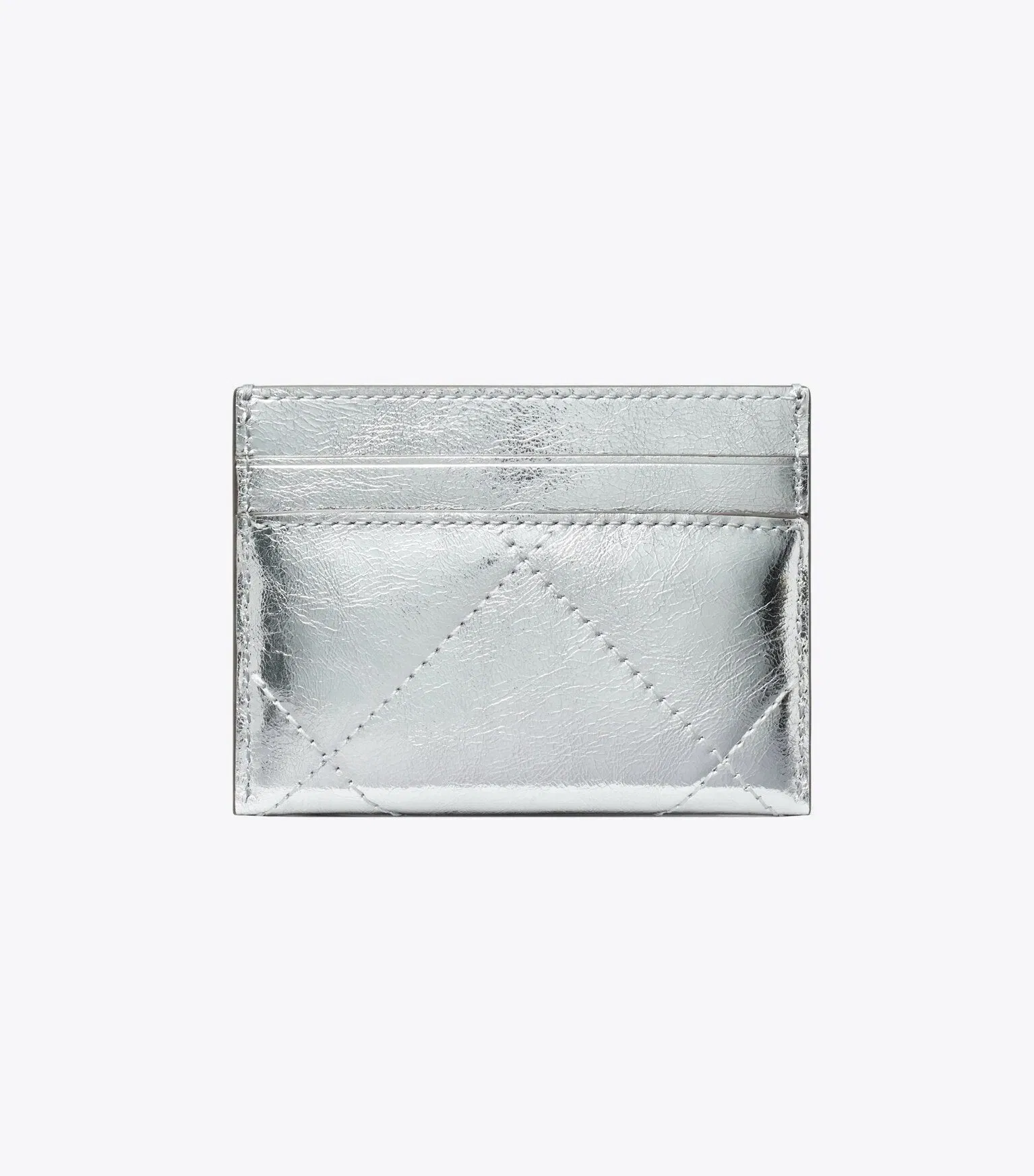 Kira Diamond Quilt Metallic Card Case