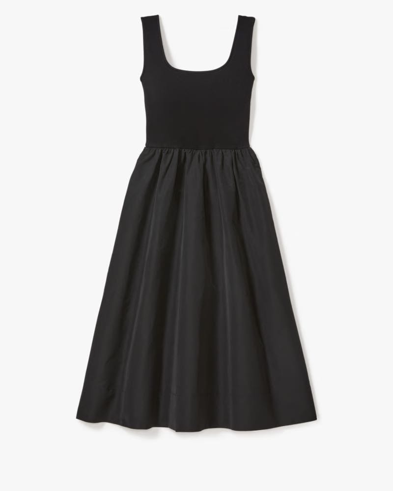 Mixed Media Midi Dress