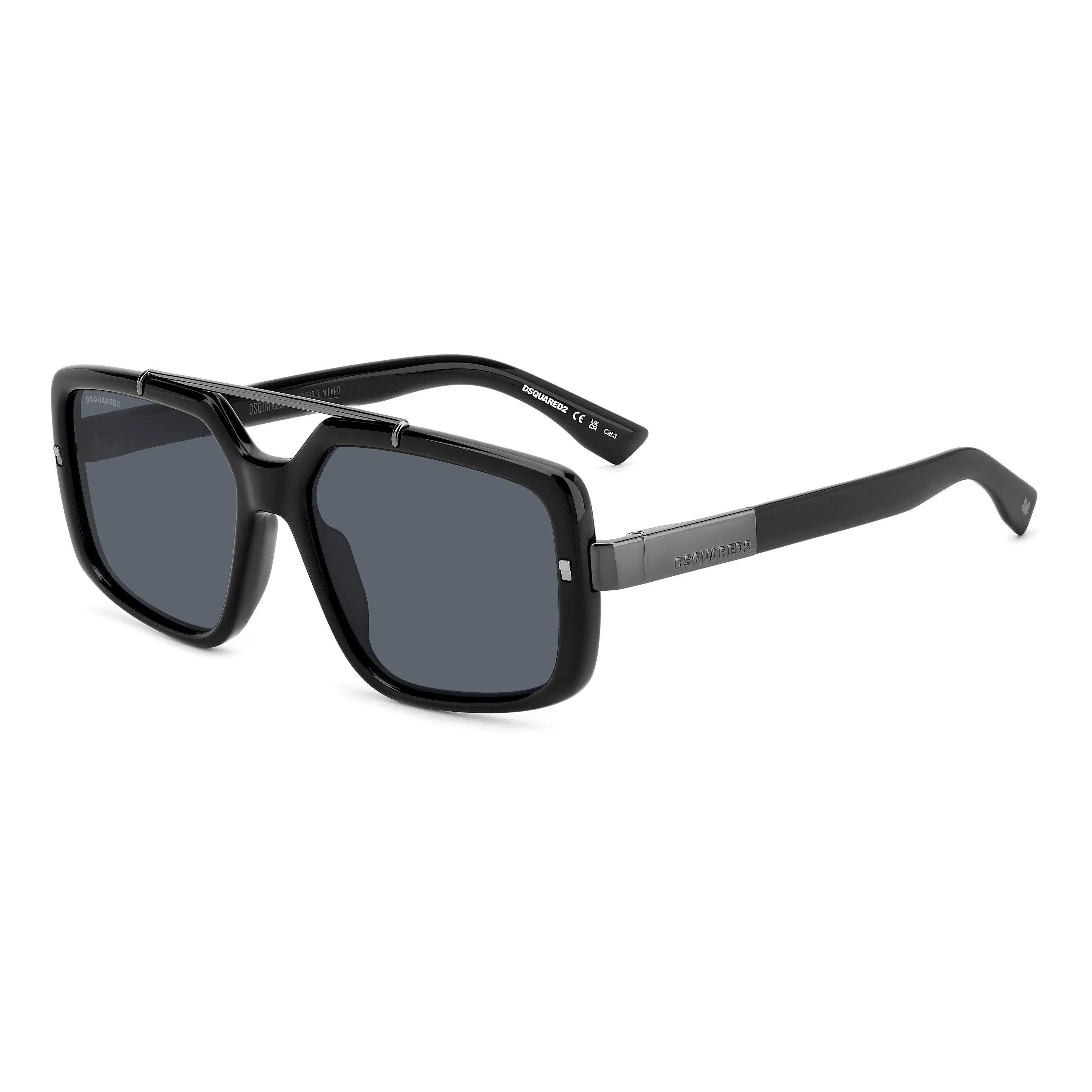 Rectangular Round Sunglasses