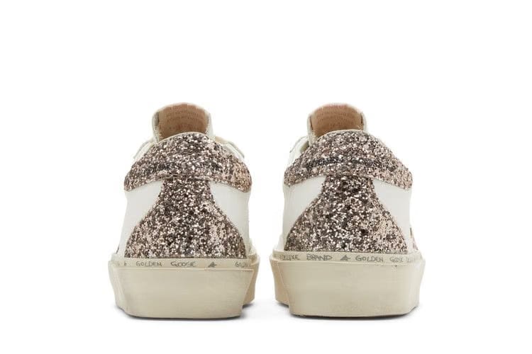 Golden Goose Wmns Hi Star 'White Antique Pink Glitter'