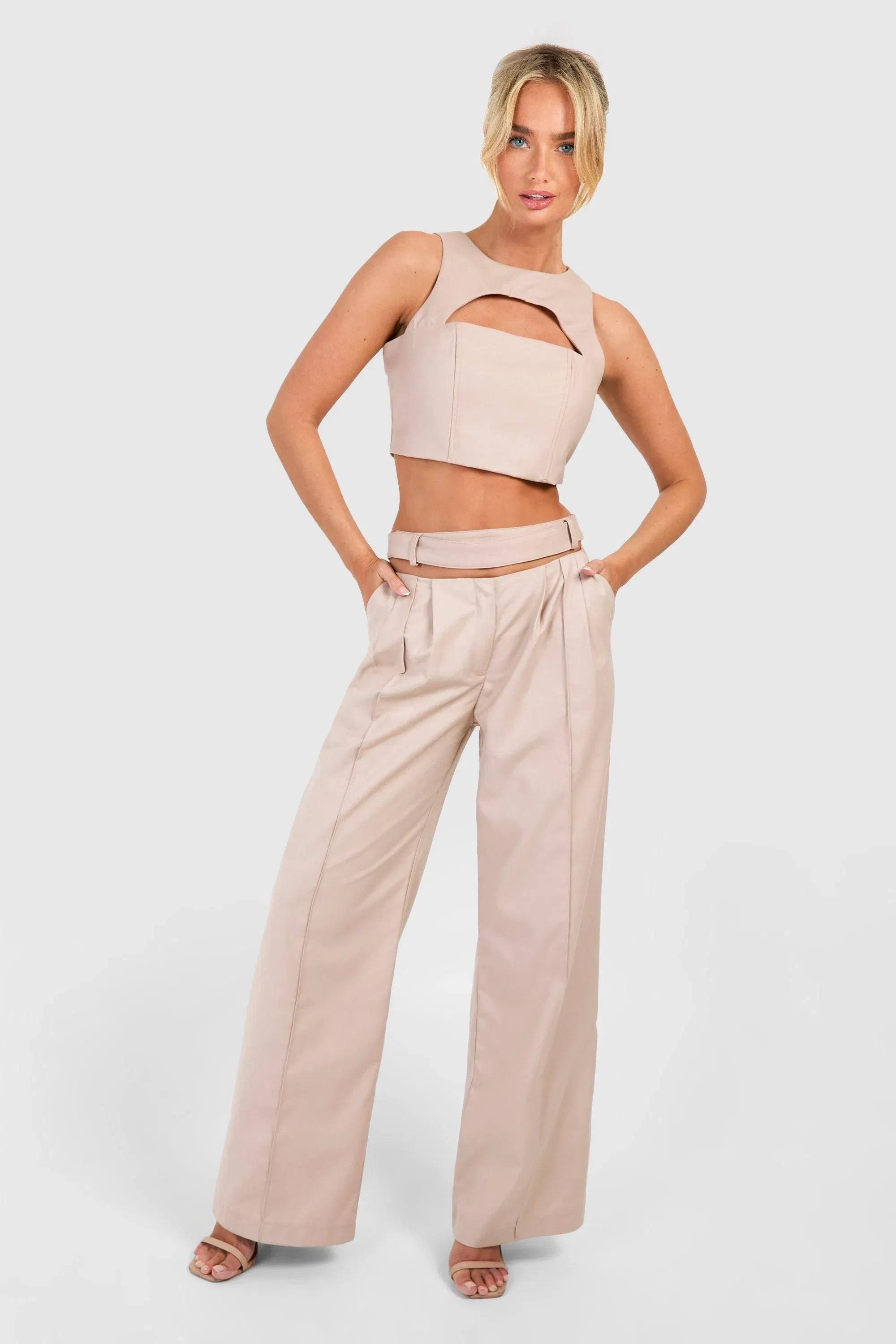 Cut Out Crop Top