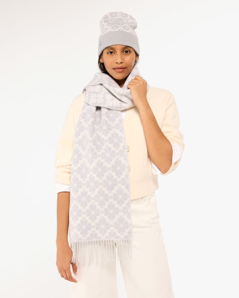 Spade Flower Cashmere Scarf