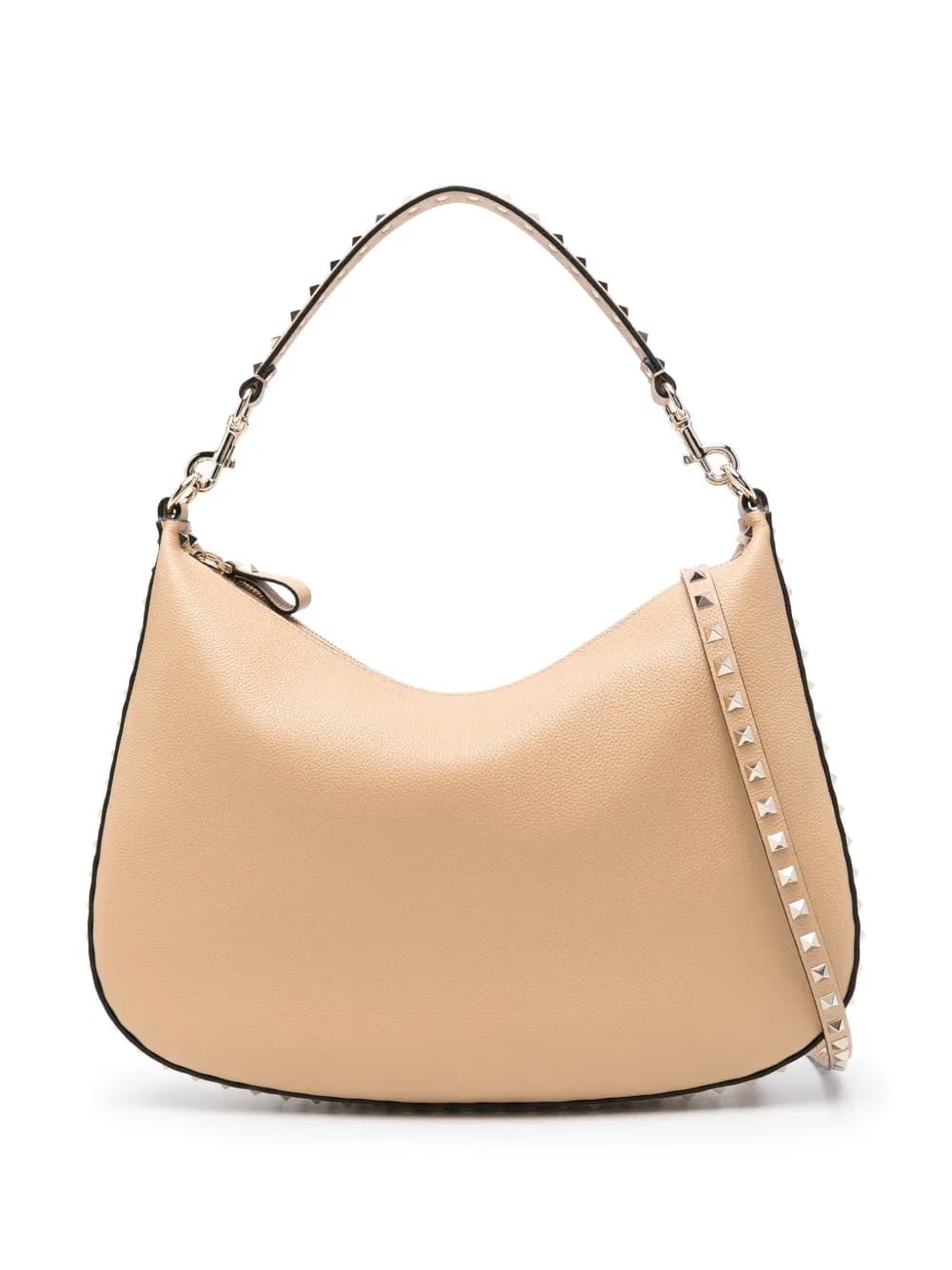 Rockstud leather cross body bag