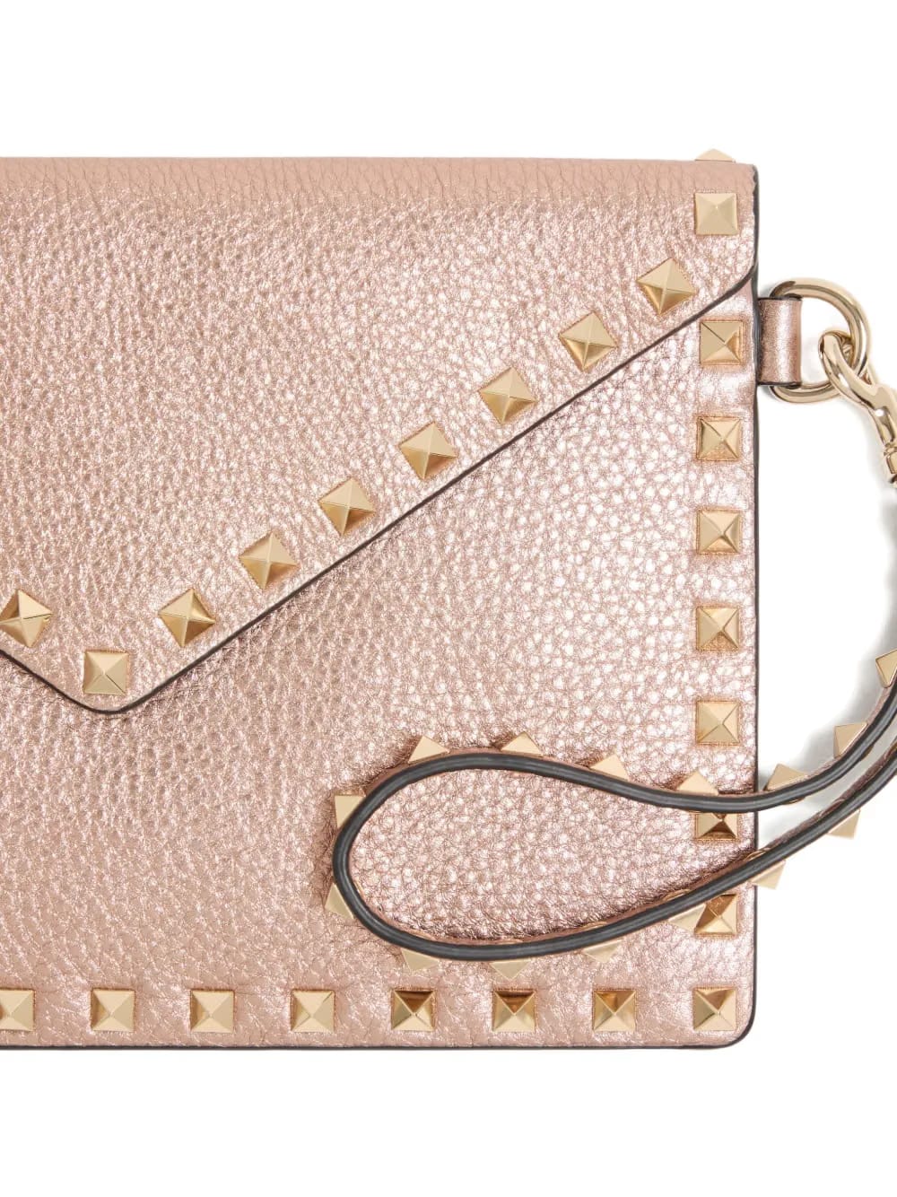Rockstud clutch bag