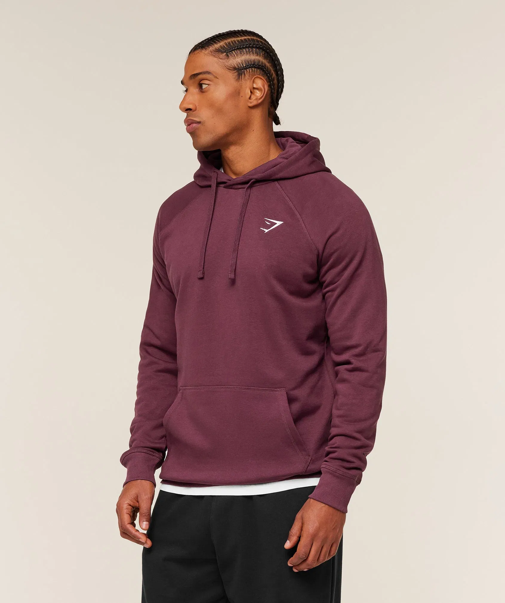 Gymshark Crest Hoodie - GS Impact Burgundy
