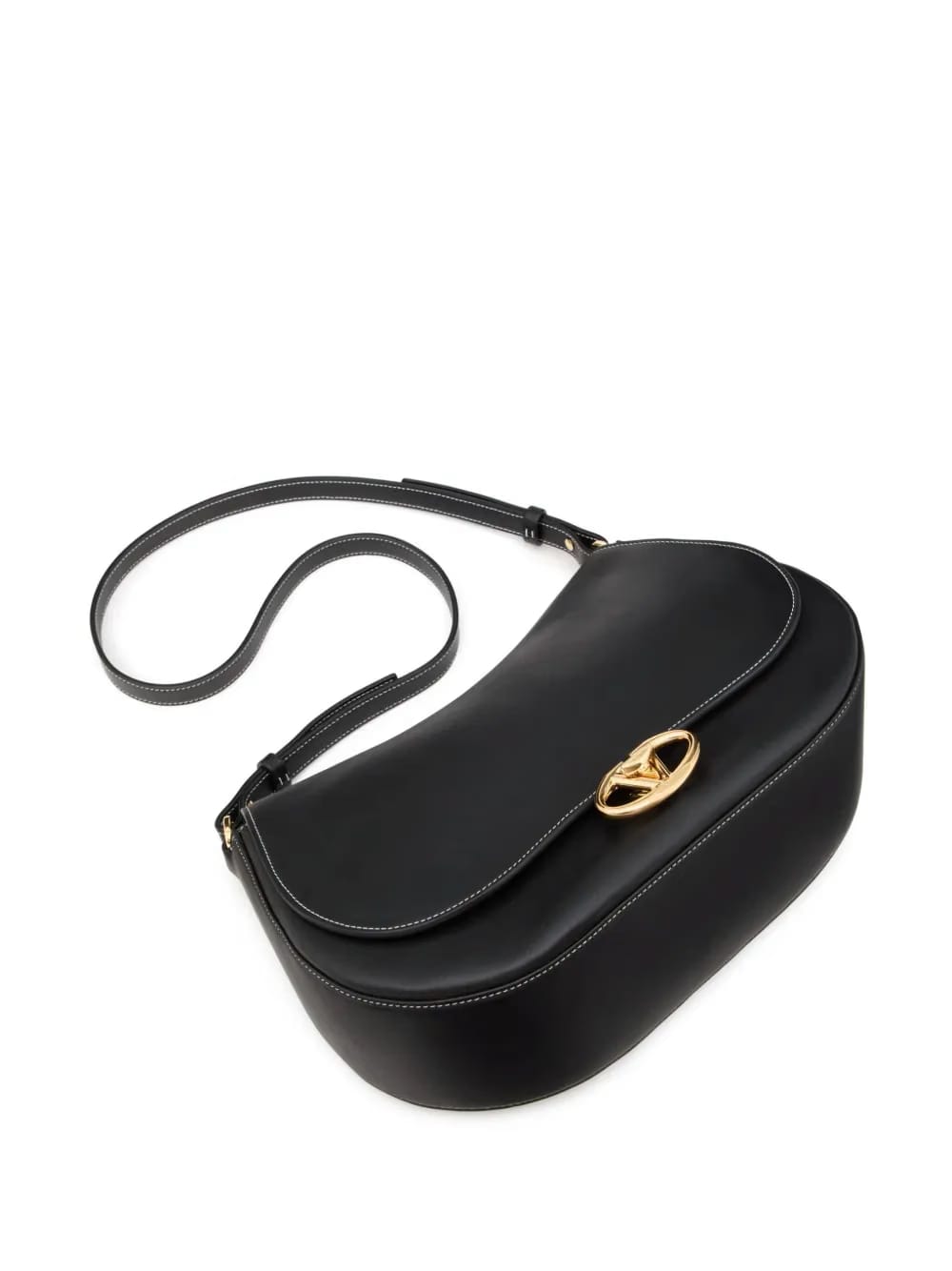 medium Ohval leather shoulder bag