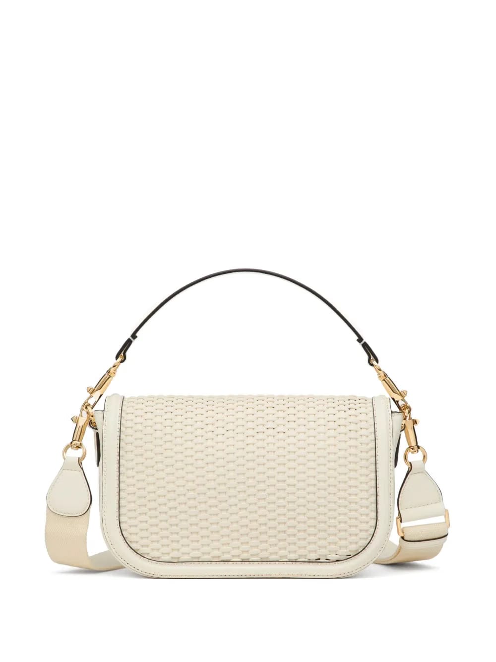 Alltime woven leather shoulder bag