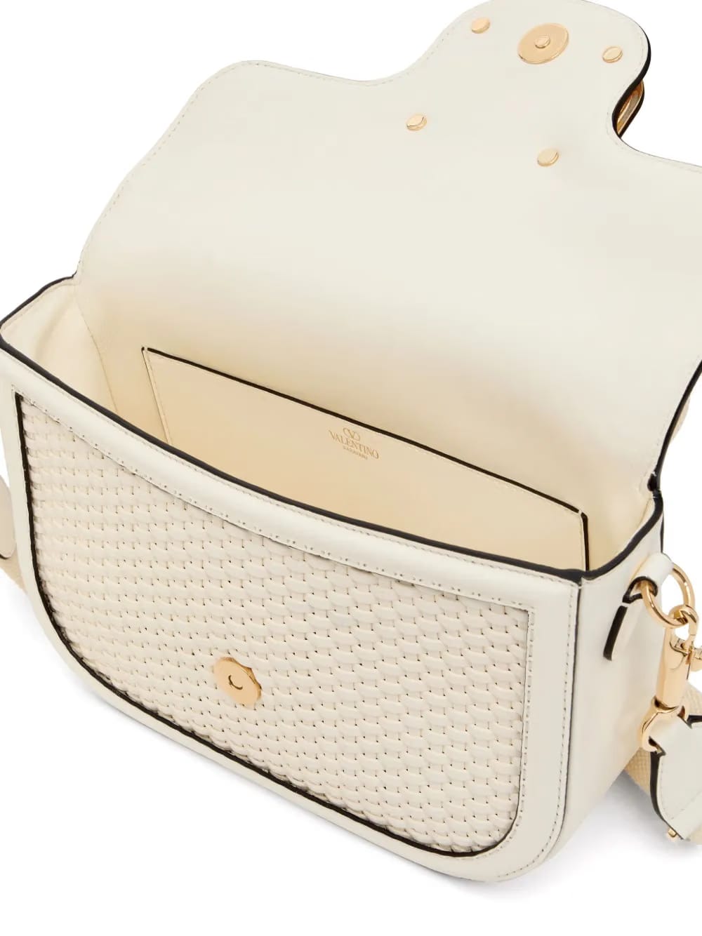 Alltime woven leather shoulder bag