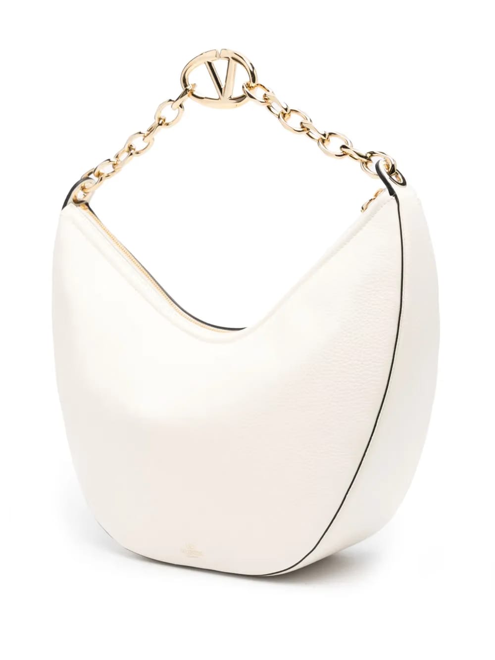 VLogo Signature leather shoulder bag