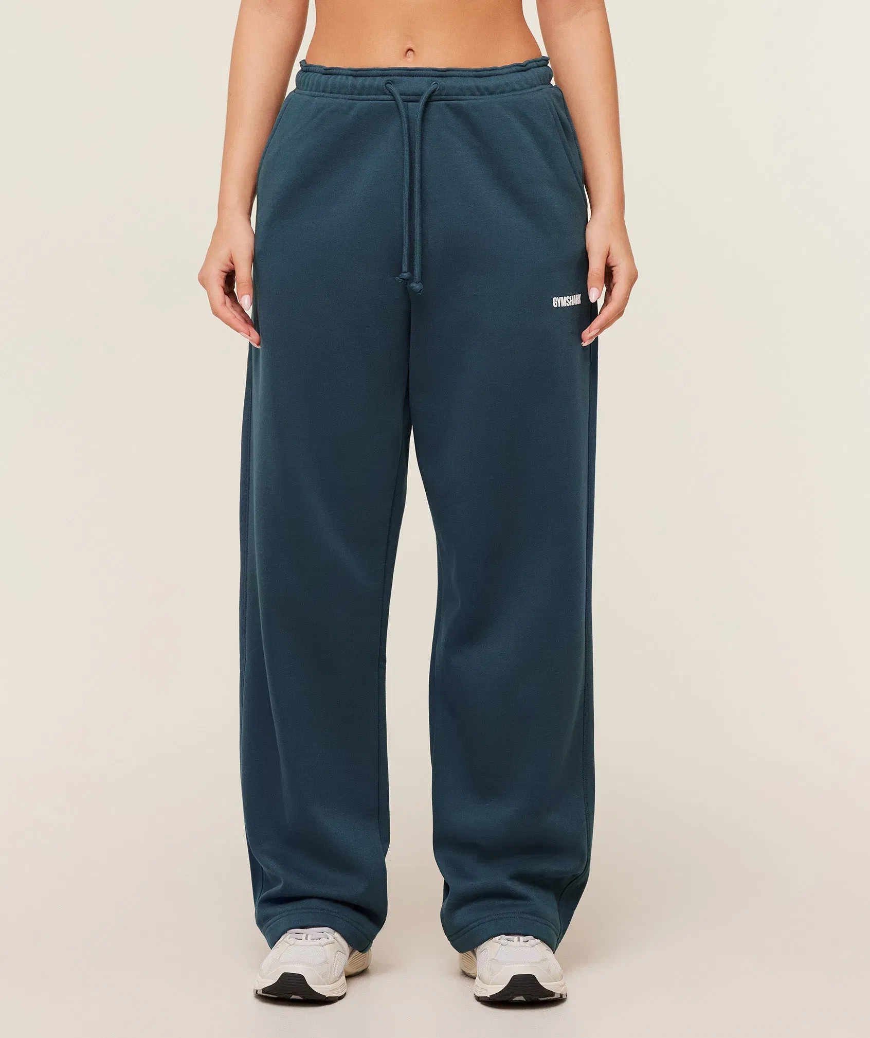 Gymshark Cosy Luxe Straight Leg Regular Joggers - GS Stealth Blue
