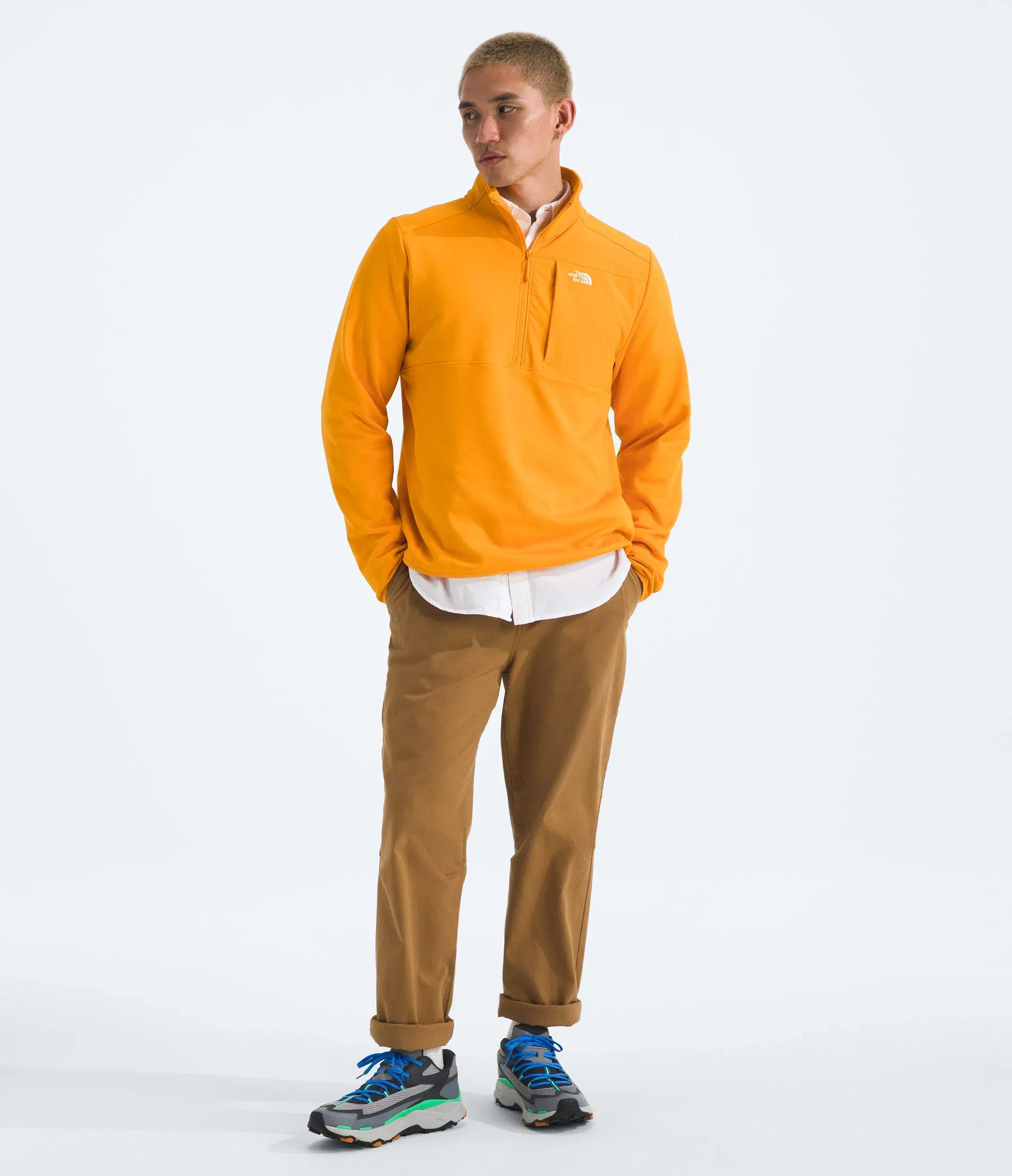 The North Face Men’s TNF™ Performance Fleece ¼-Zip Summit Gold