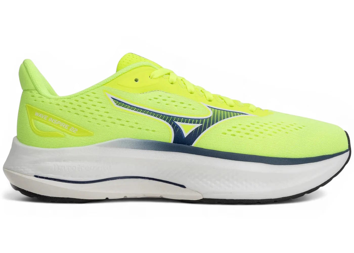Mizuno Wave Inspire 22 Lightning Yellow Dazzling Blue