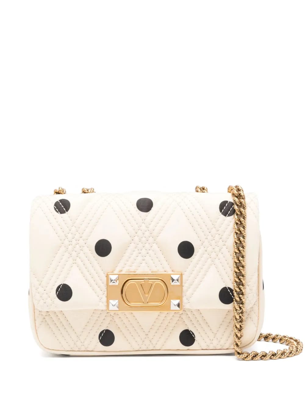 polka-dot shoulder bag