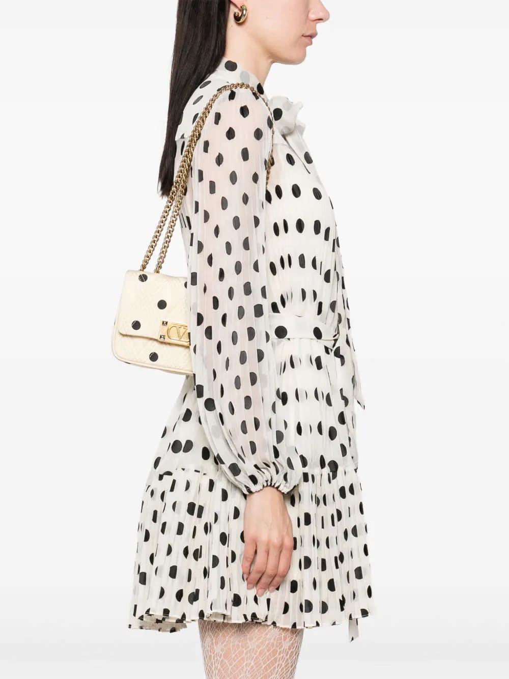 polka-dot shoulder bag