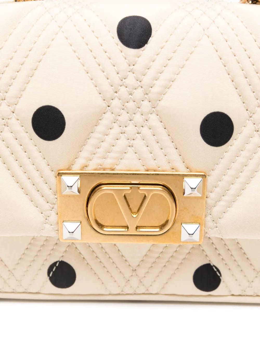 polka-dot shoulder bag