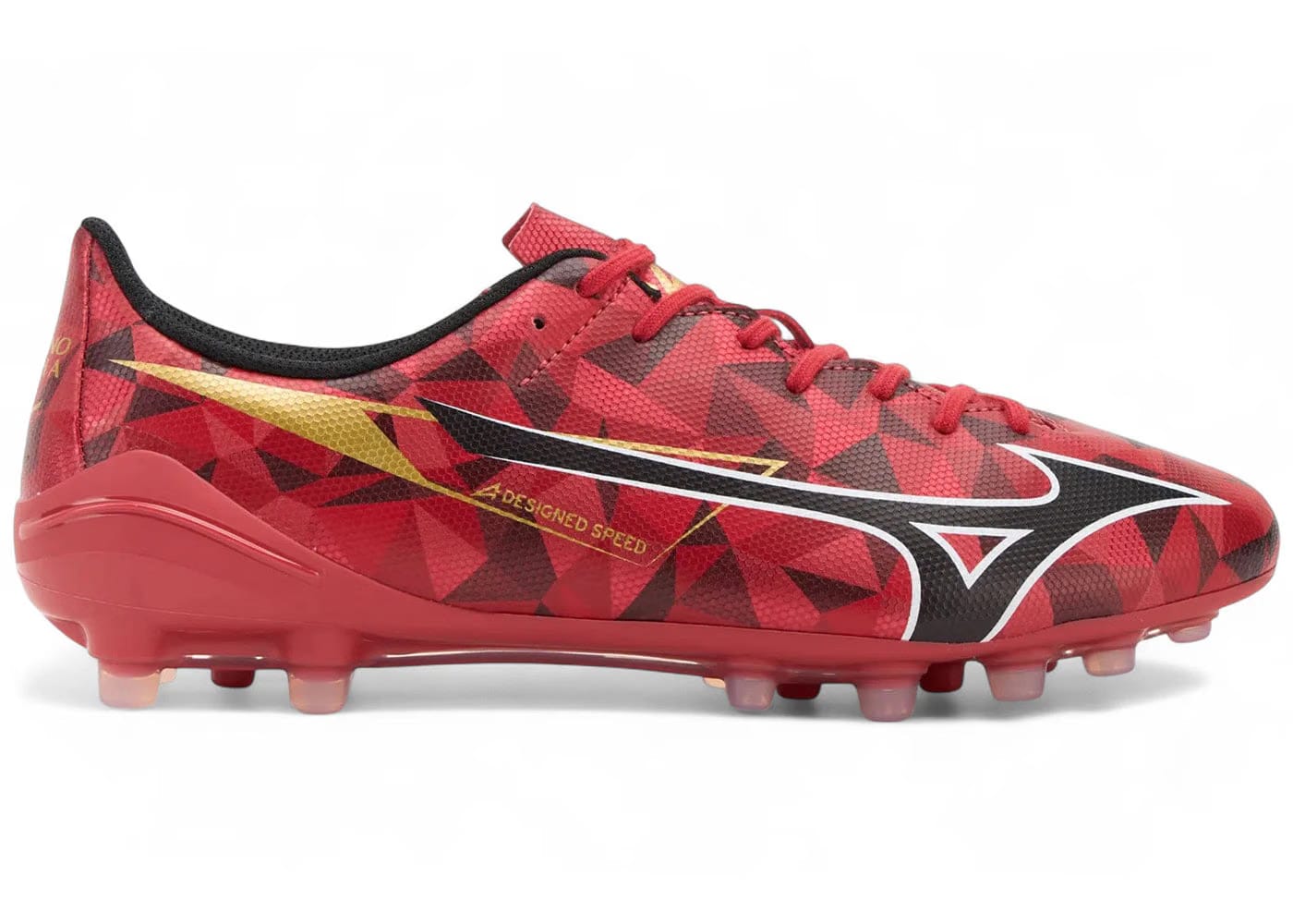 Mizuno Alpha Ii Select Ag Morelia 40Th Red Black Gold