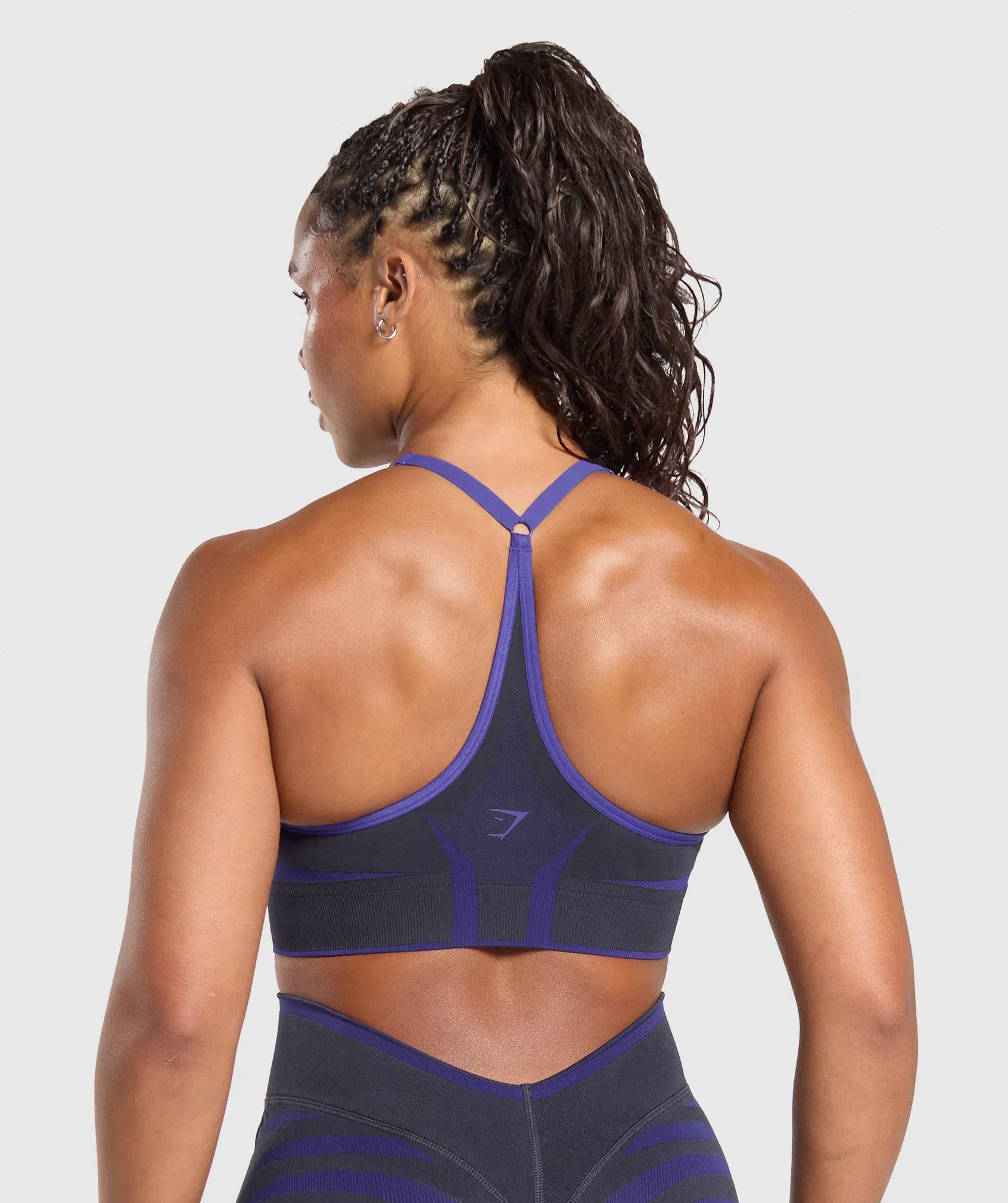 Women's Gymshark Apex Lift Seamless Sports Bra Heavy Blue