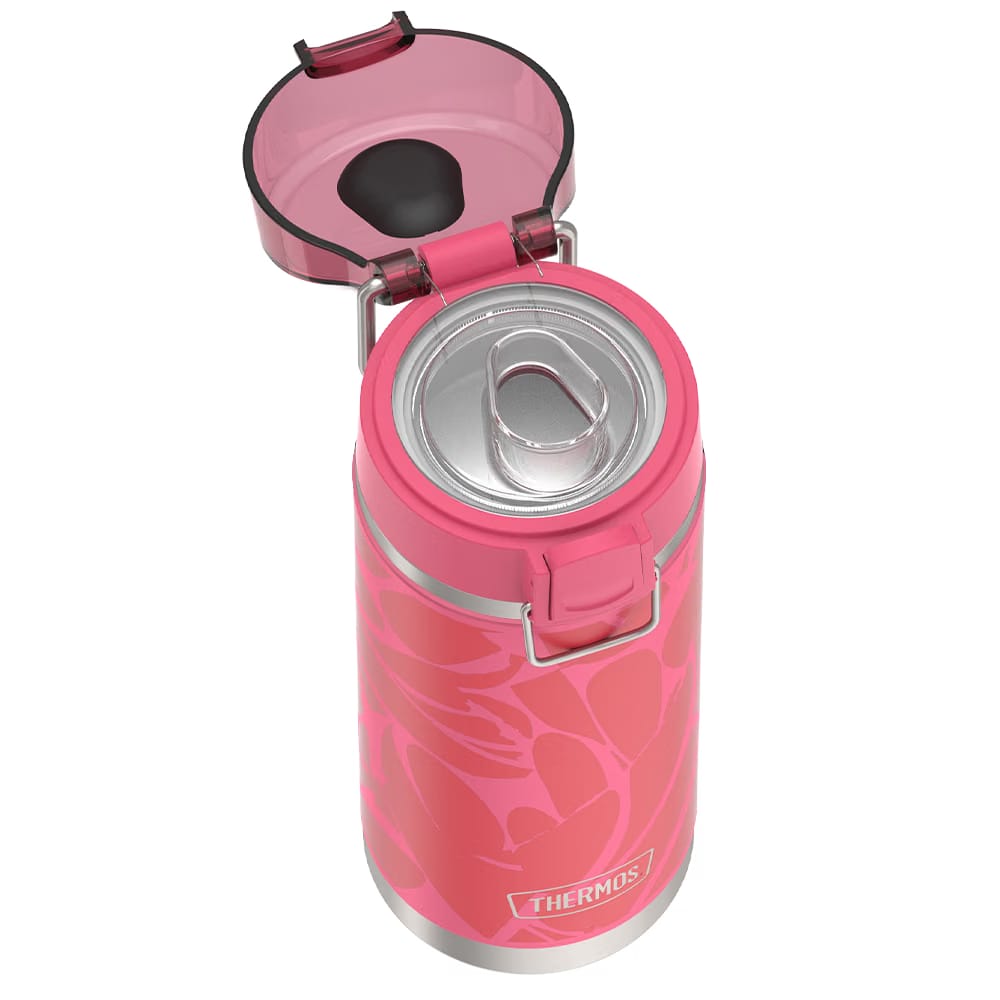 Thermos 18oz Icon Kids Water Bottle With Spout Lid Abstract Petals
