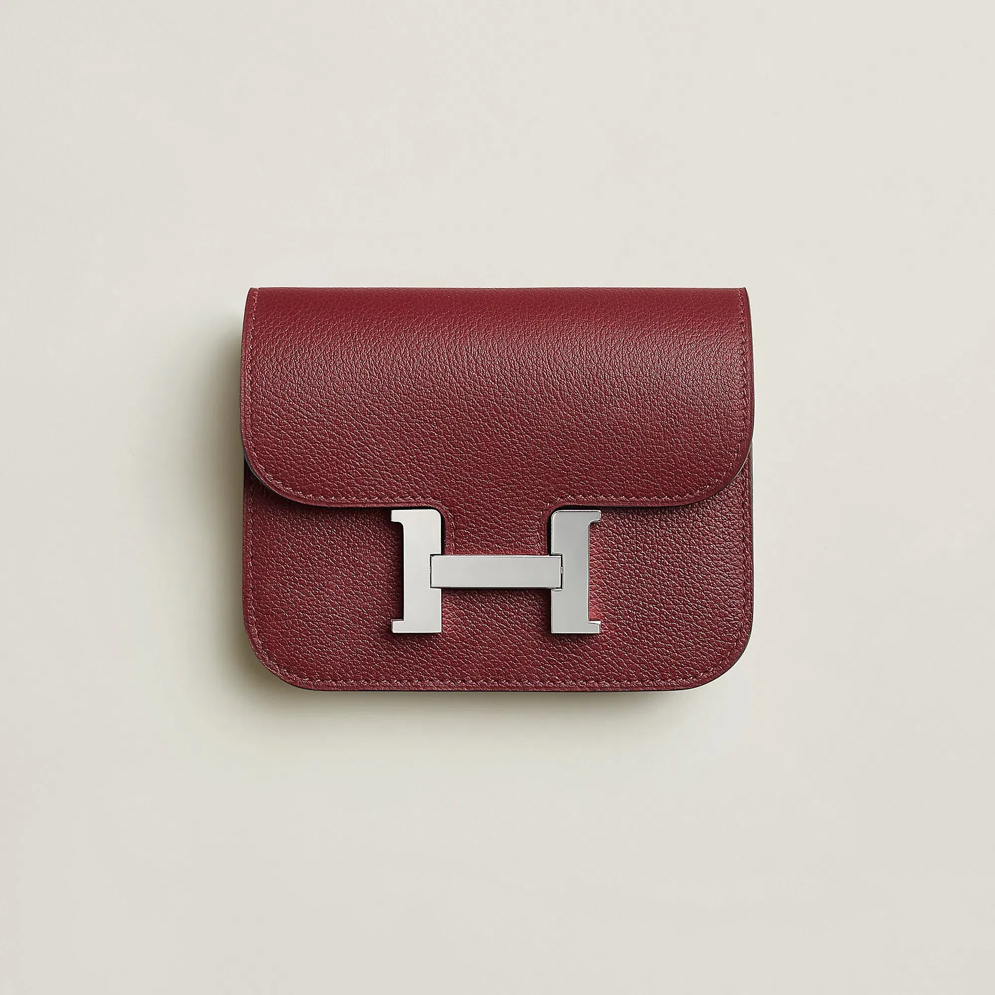 Hermes Constance Slim Bi Wallet Alezan