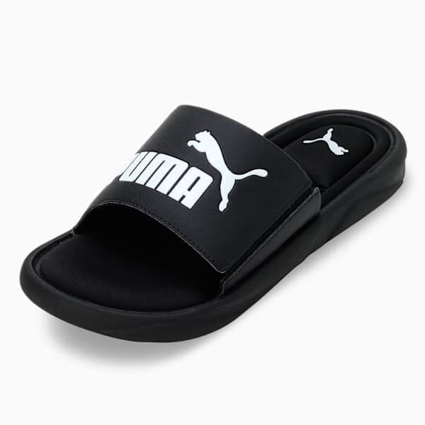 Puma Royalcat Memory Foam Slides Puma Black-Puma Black-Puma White