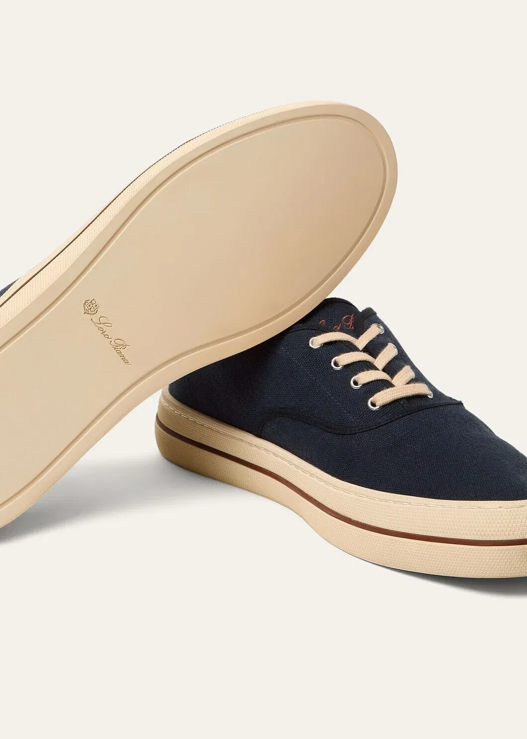 LoroPiana Nantucket Walk Sneaker Blue Navy