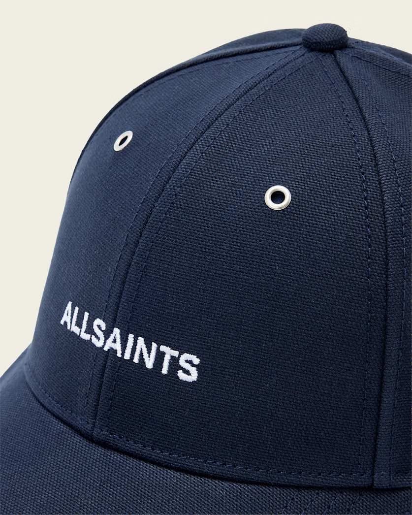 AllSaints Theo Baseball Cap Agate Blue