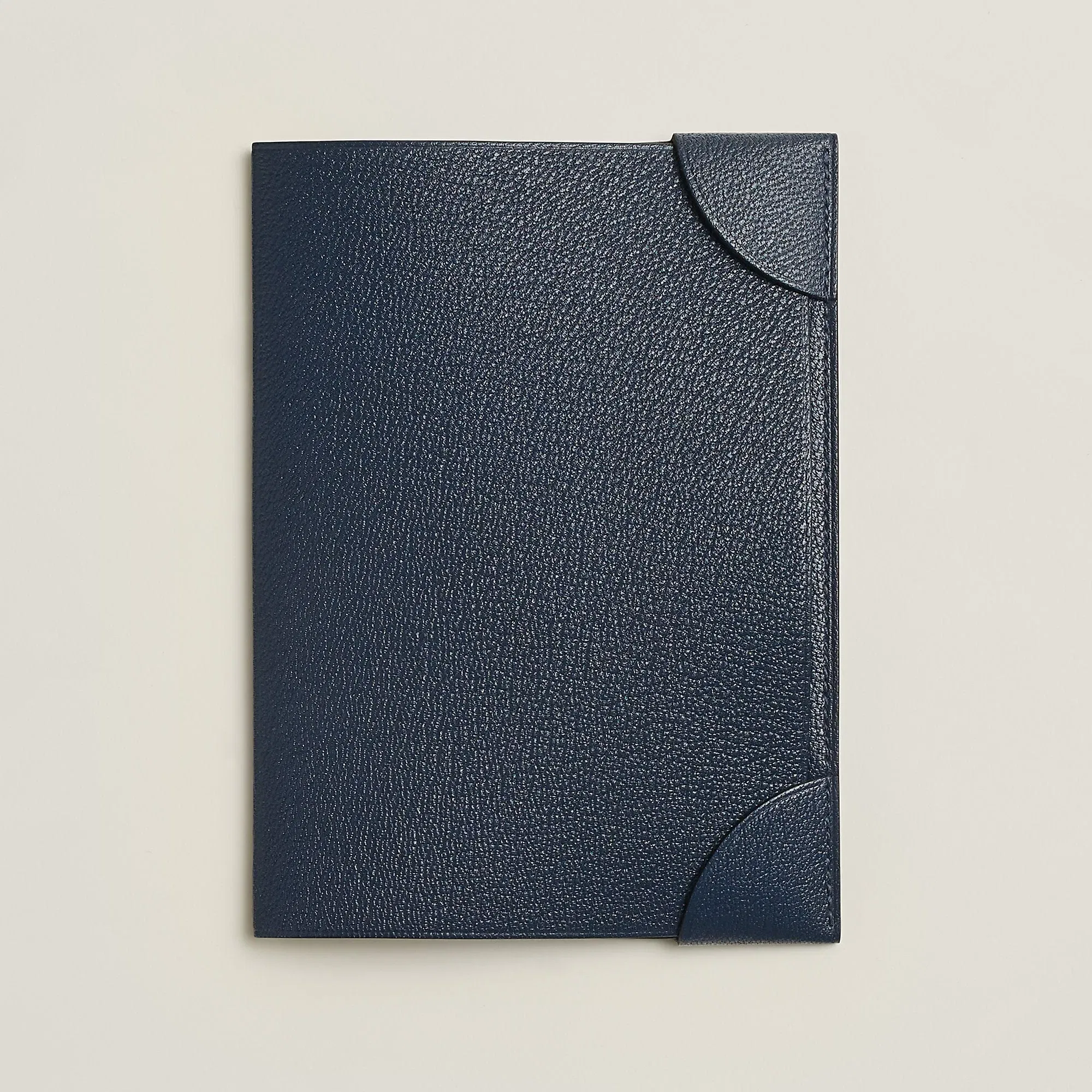 Hermes Coins De Malle Passport Holder Navy