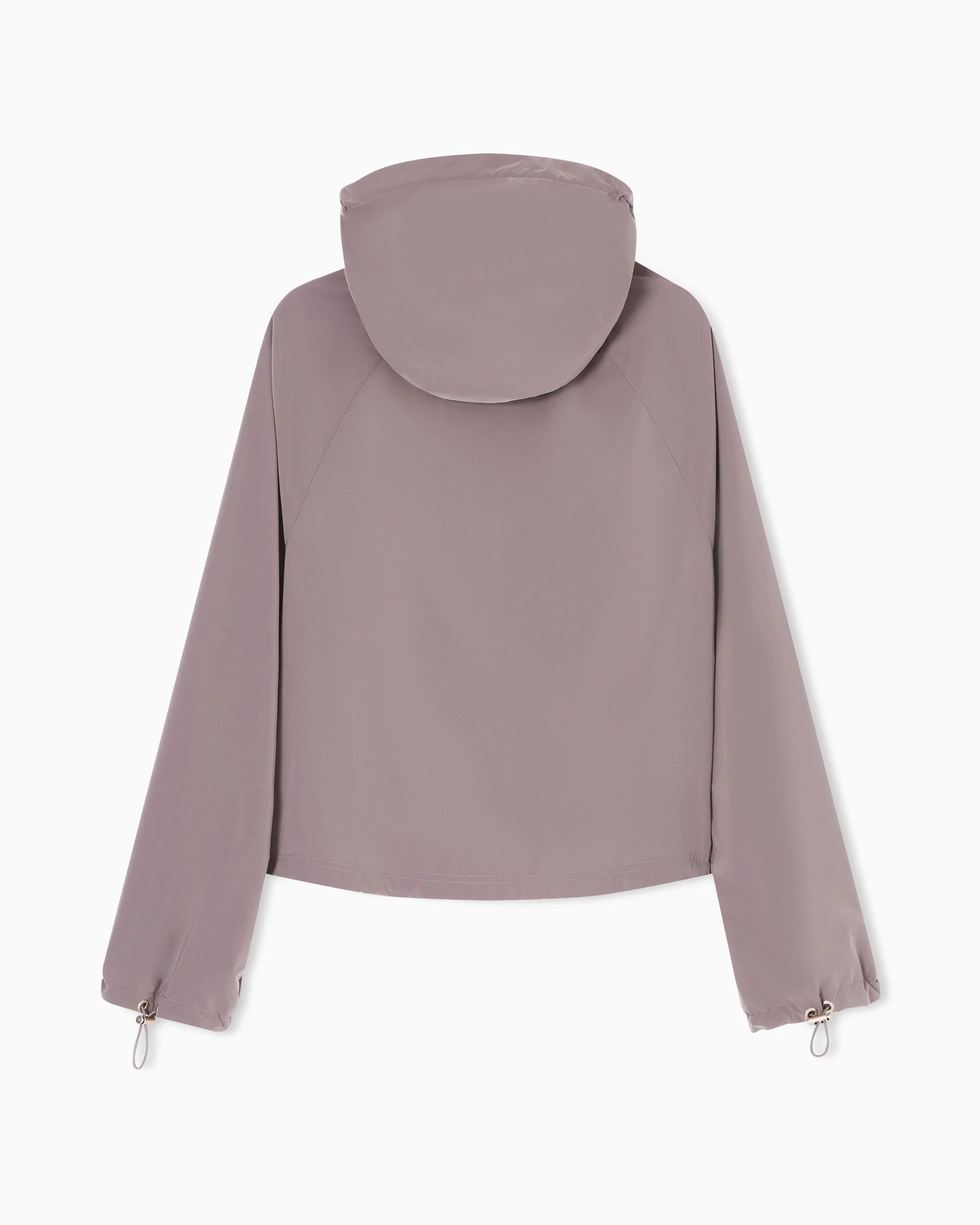 Emporio Armani Full-zip nylon blouson with hood