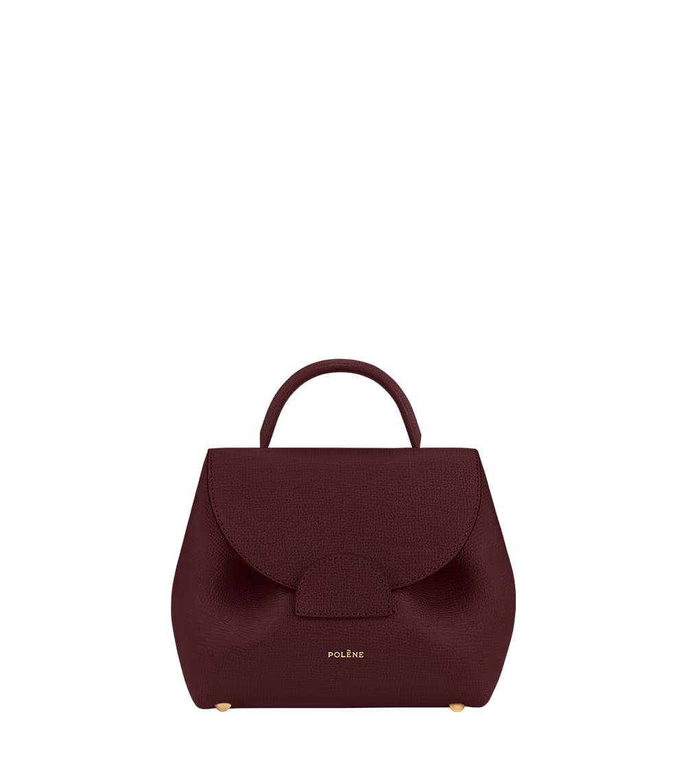 Polene Numero Un Nano Textured Burgundy