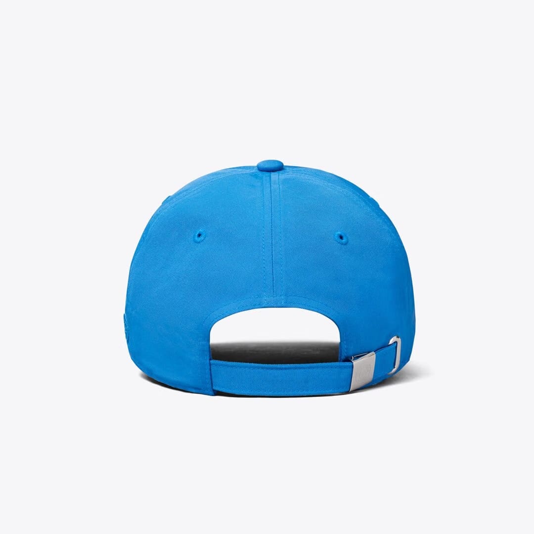 Tory Burch The Explorers Club Baseball Cap Bay Blue