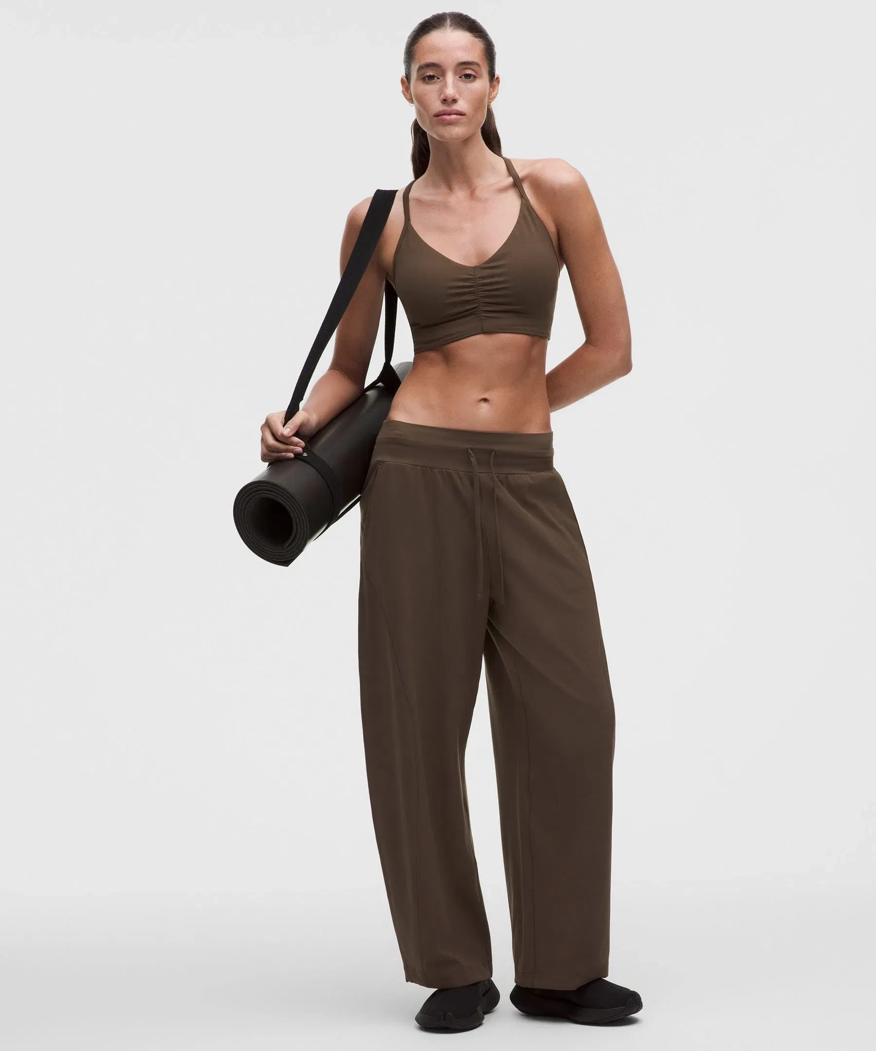 Lululemon Flow Y Ruched Bra *Light Support, B/C Cup