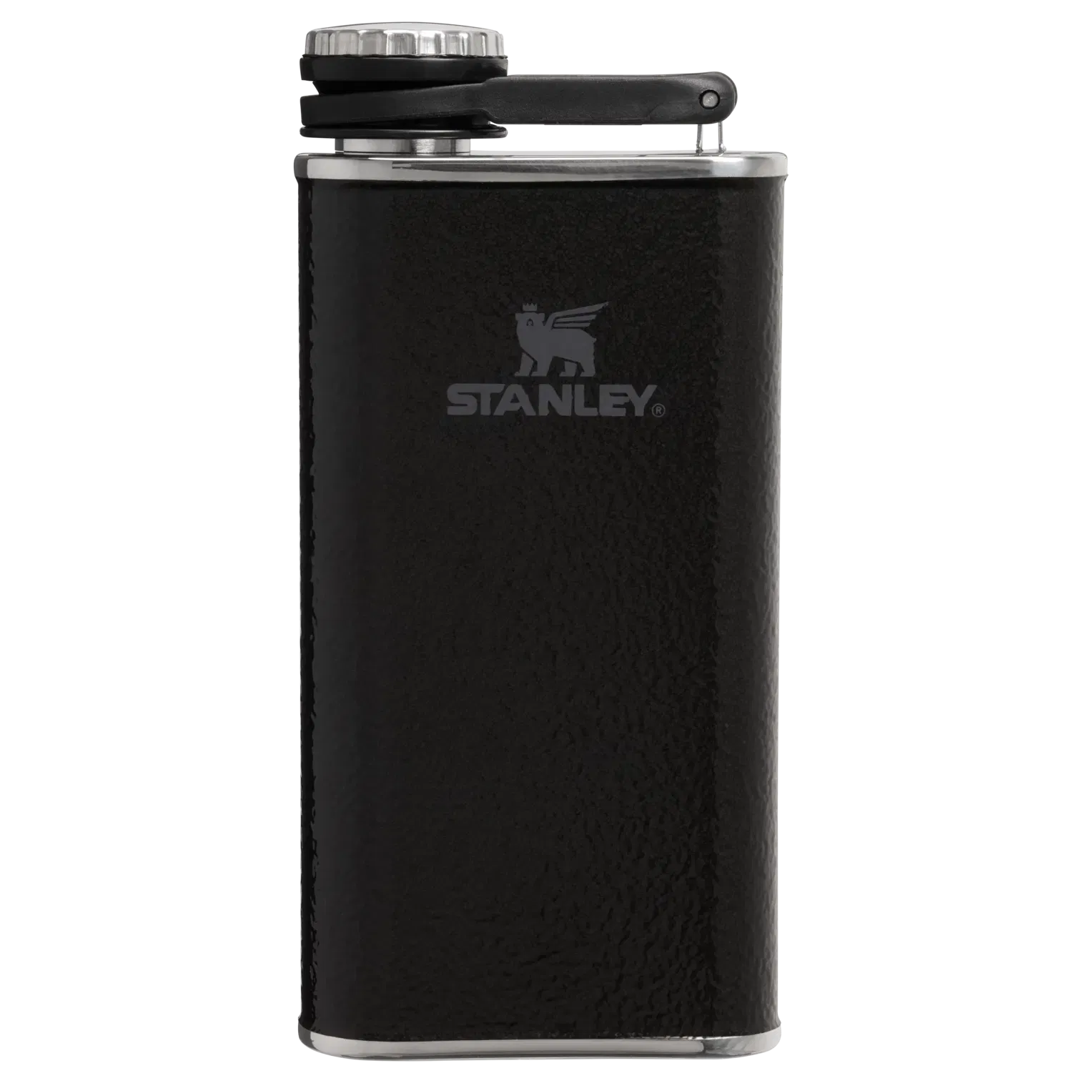 Classic Easy Fill Wide Mouth Flask | 8 OZ - Stanley Create Hammertone Black