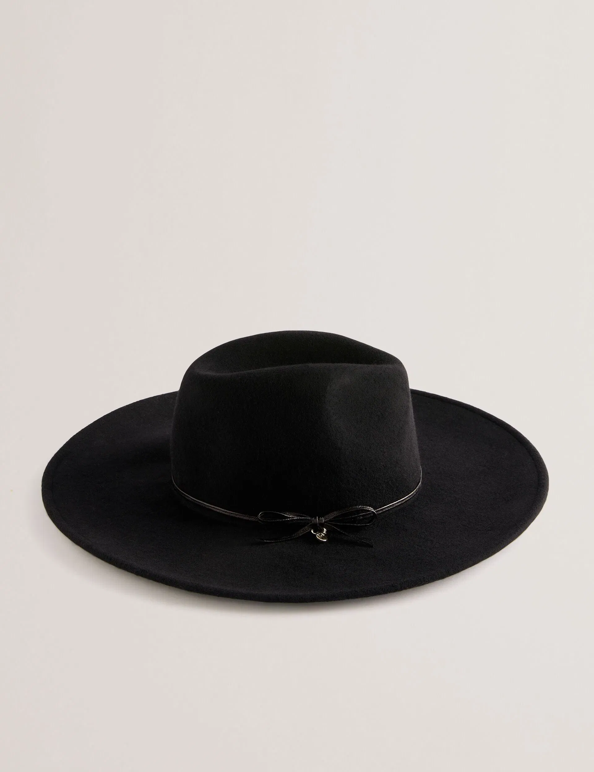 Ted Baker Abbiiio Bow Detail Pure Wool Fedora Hat Women's