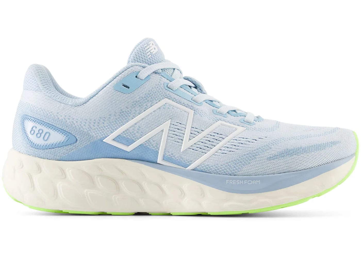 New Balance Fresh Foam 680V8 Quarry Blue Chrome Blue Sea Salt Womens