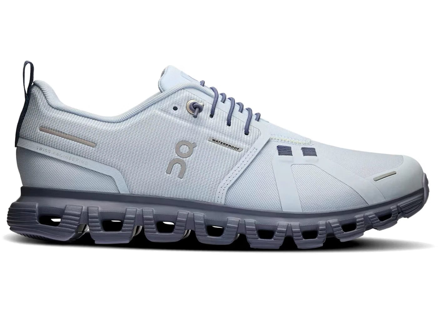 On Running Cloud 6 Waterproof Heather Metal Womens