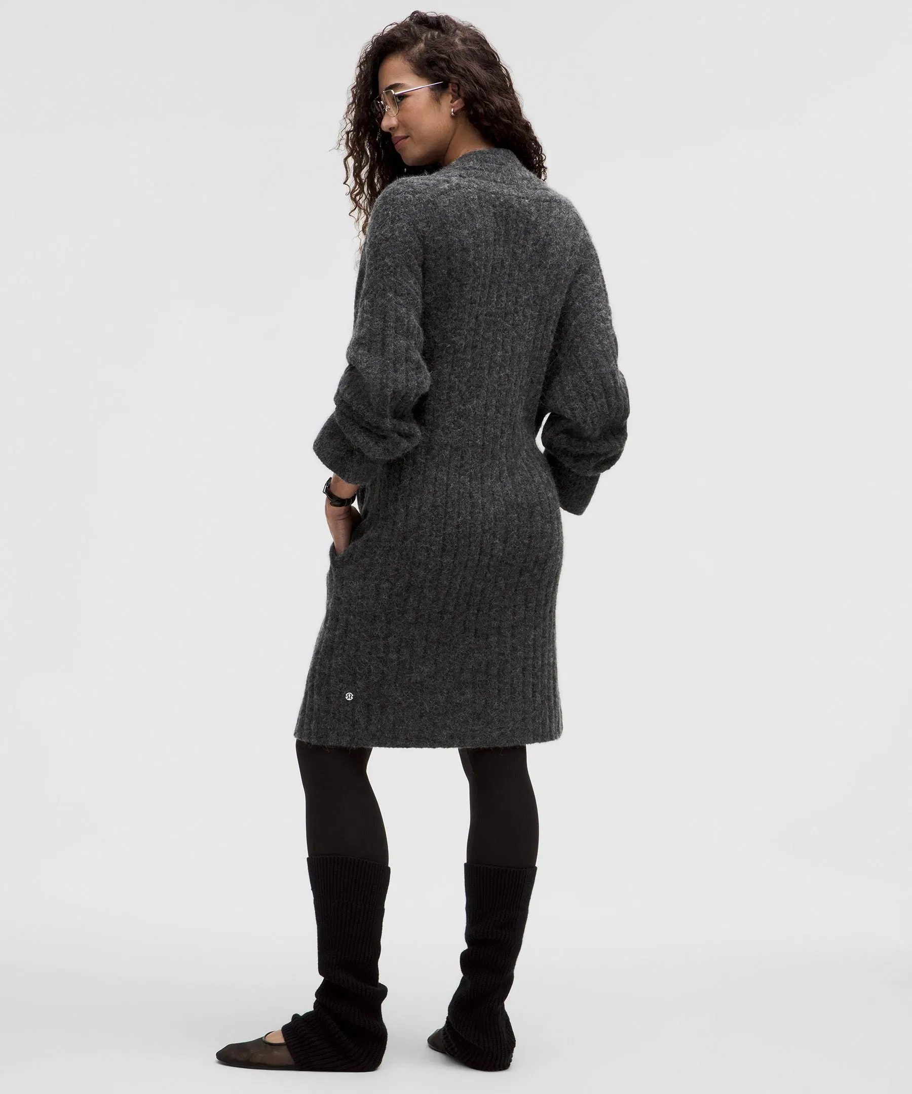 Lululemon Alpaca Wool-Blend Shawl-Collar Cardigan