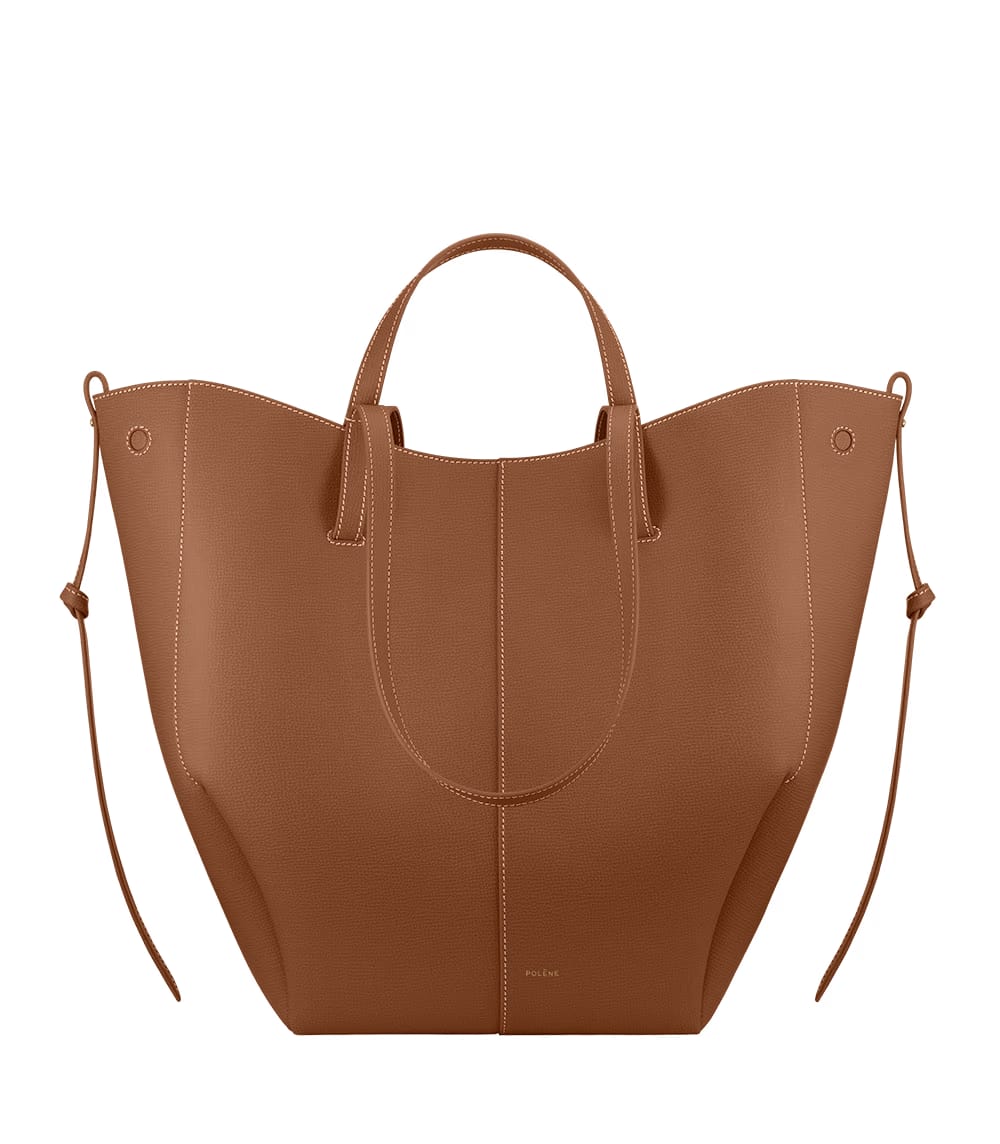 Polene Cyme Tote Textured Camel