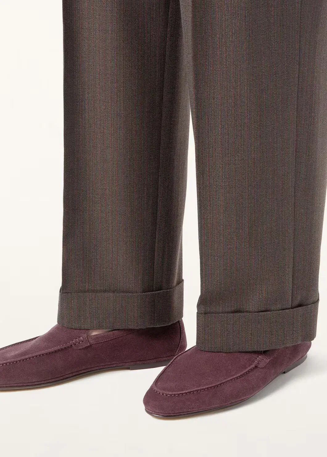 LoroPiana Summer Anton Walk Loafer Grape Fruit