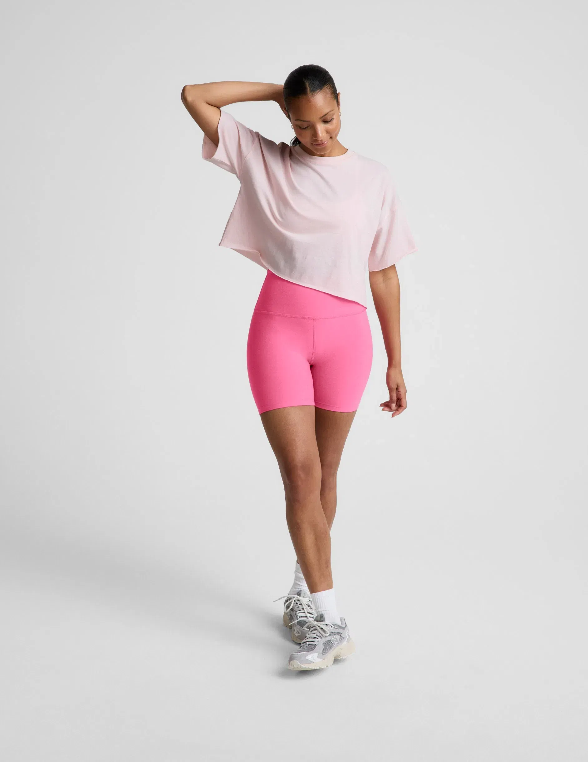 Beyond Yoga SoftKnit Better Than Ever Cropped Cotton T-Shirt Women's