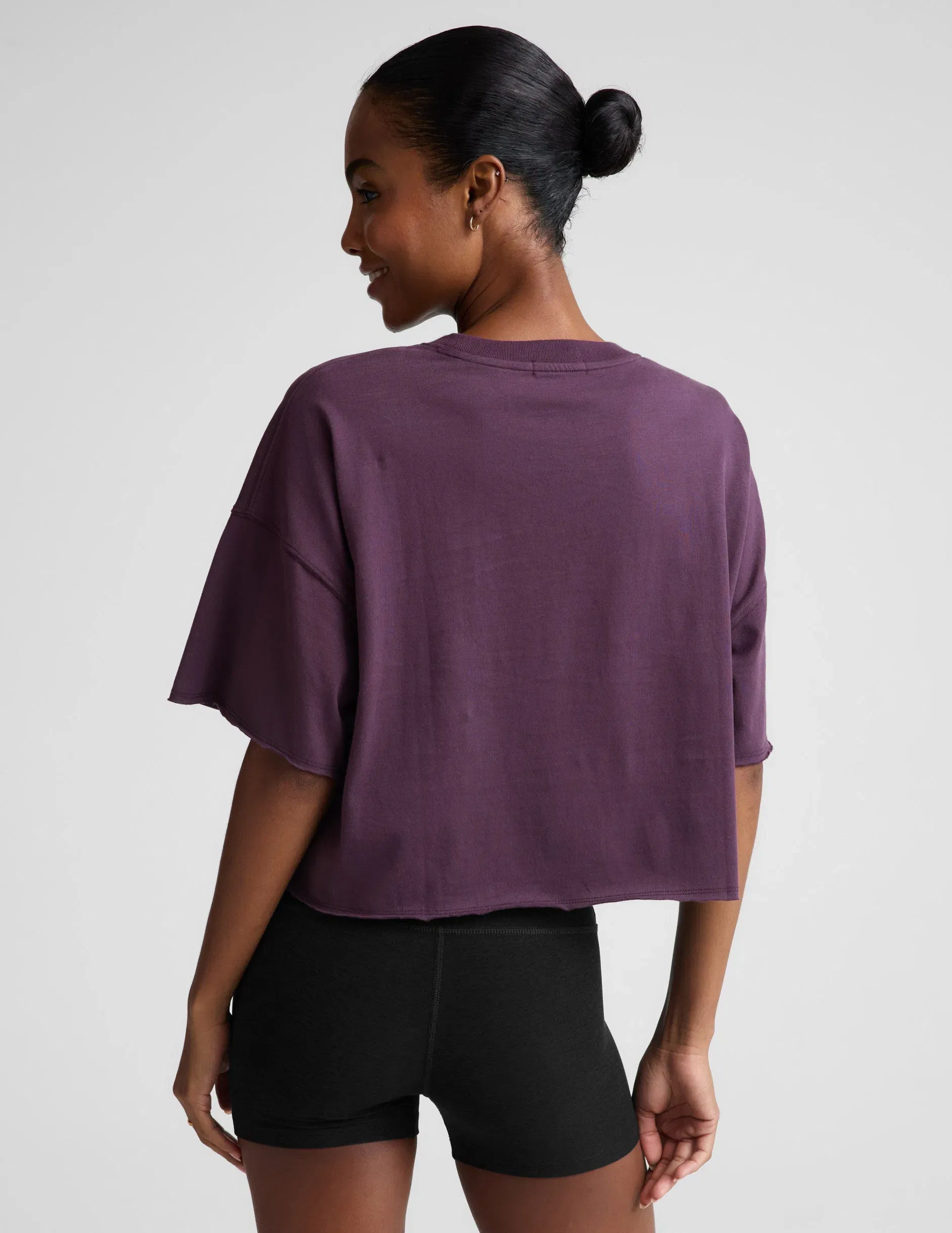 Beyond Yoga SoftKnit Better Than Ever Cropped Cotton T-Shirt Women's