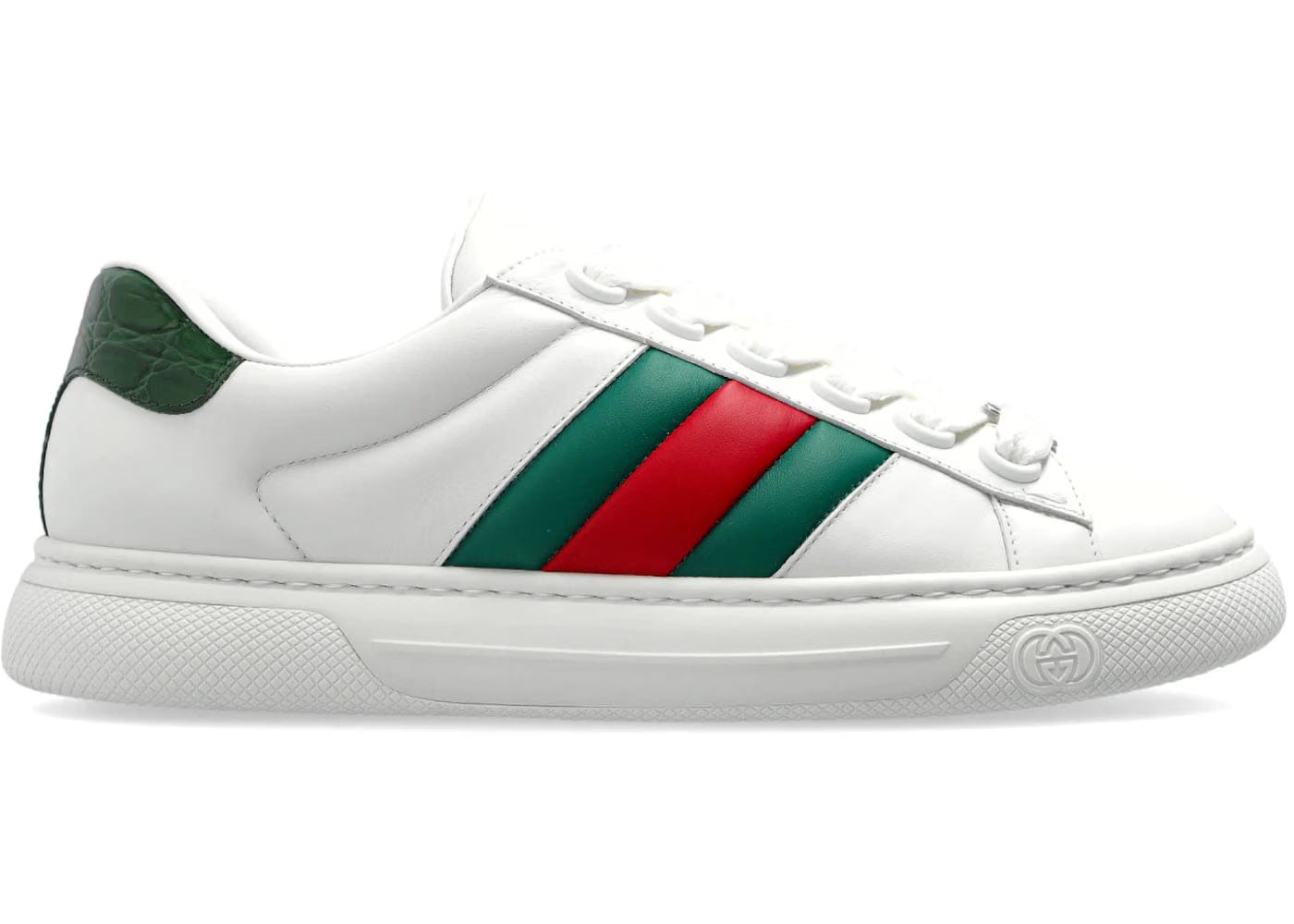Gucci Ace Web Strap White Green Red