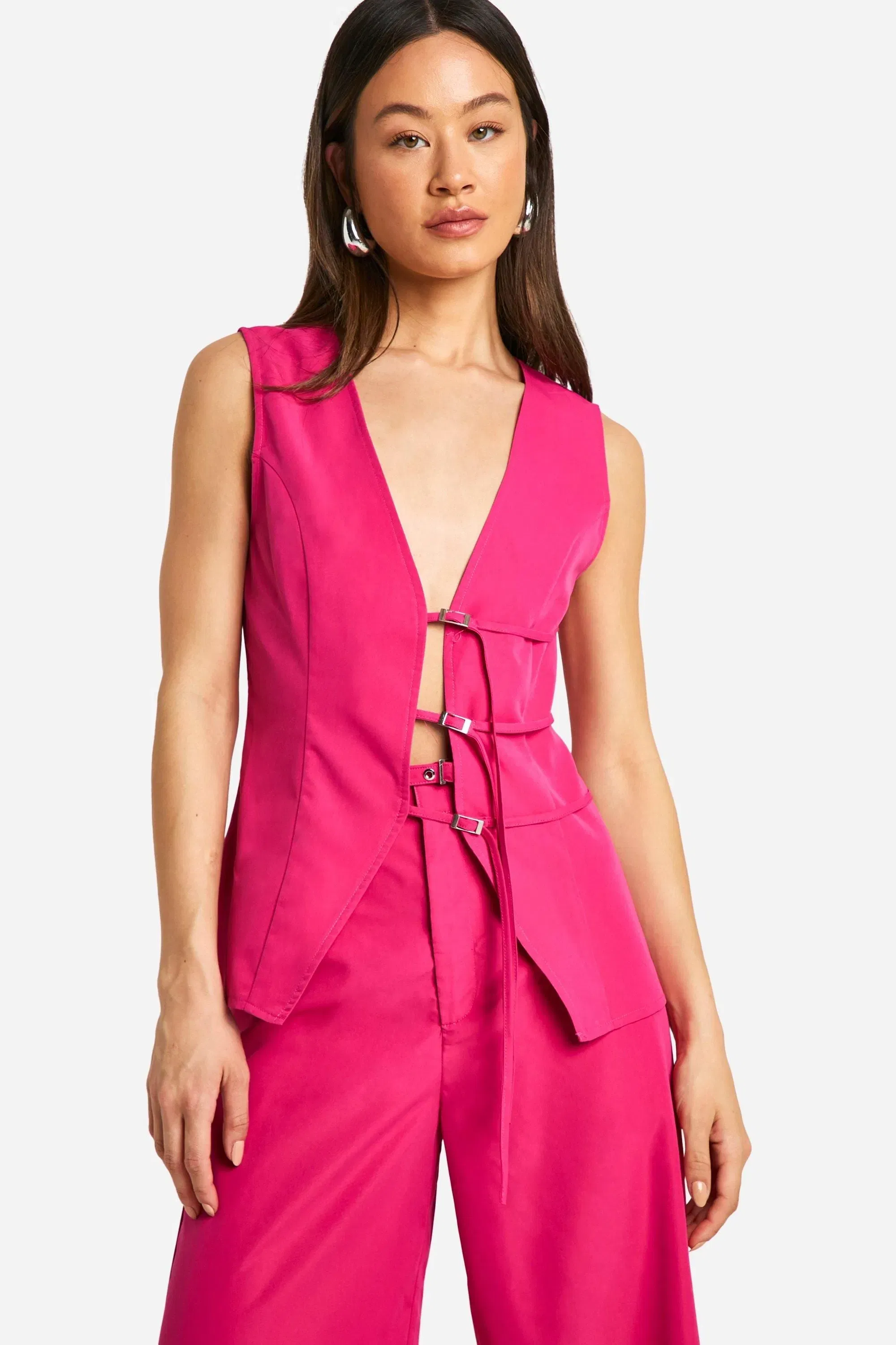 Tall Wrap Tie Waistcoat