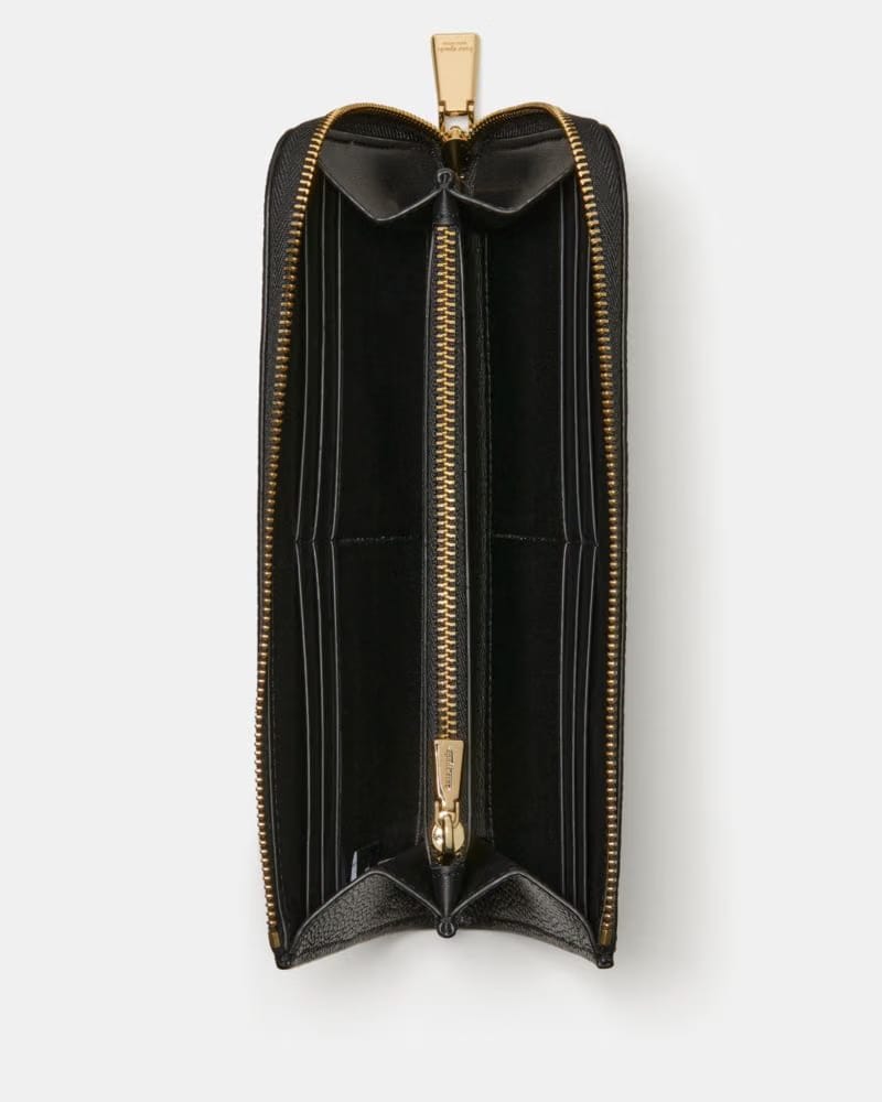 Devin Pebble Zip Around Continental Wallet
